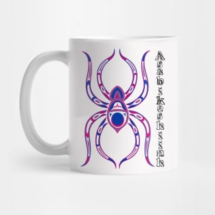 Asabikeshiinh (spider) Bisexual Pride Mug